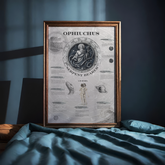 Zodiac Poster Ophiuchus