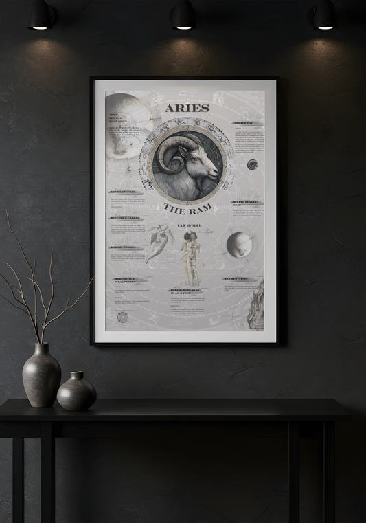 Zodiac Poster Aries