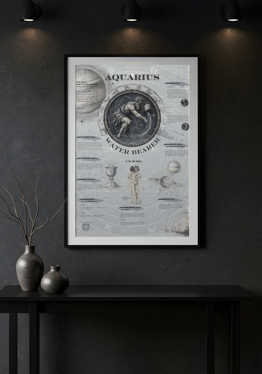 Zodiac Poster Aquarius